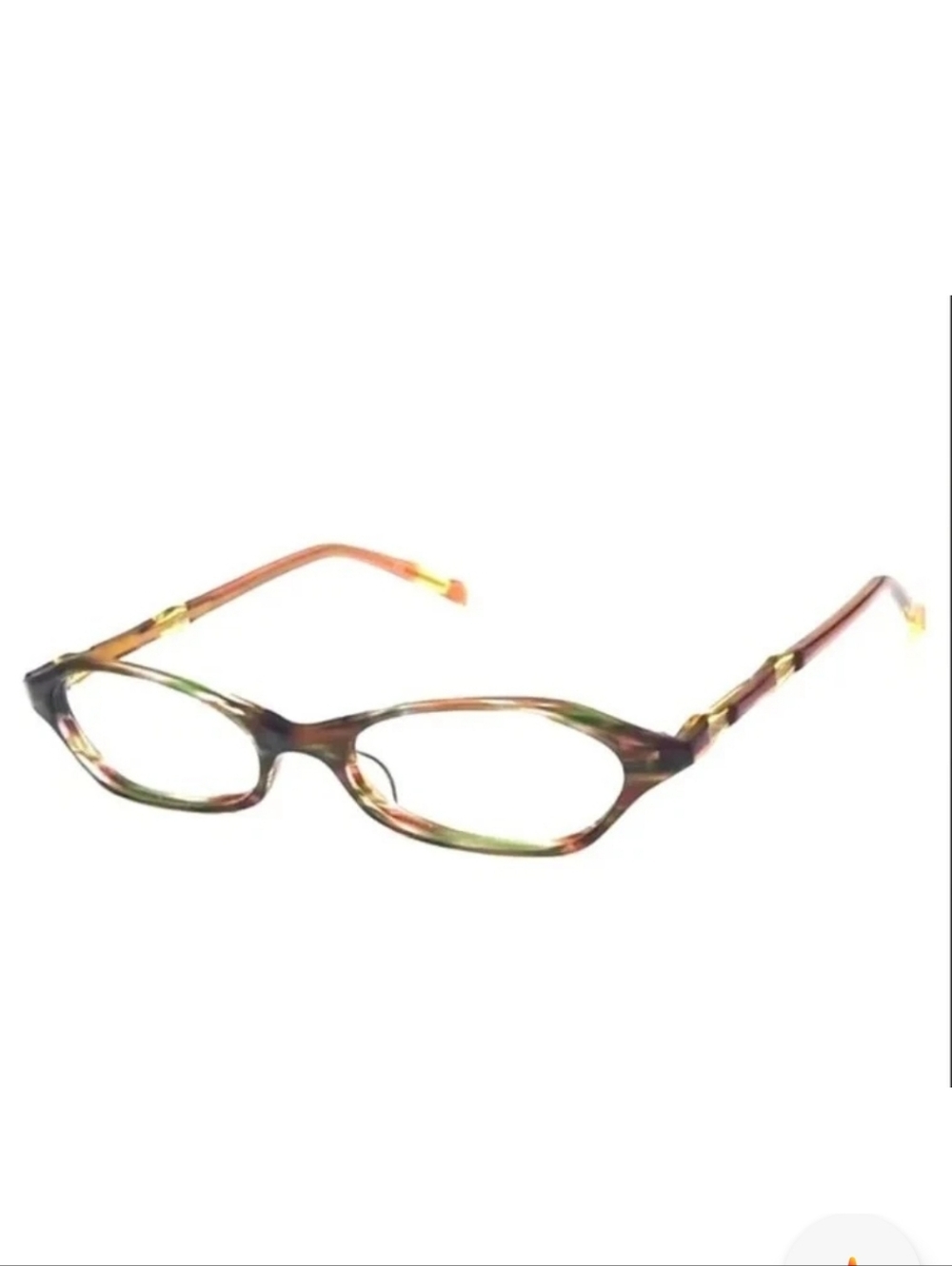 SAMA Tease Eyeglass Frame Modified Oval Multicolor Women